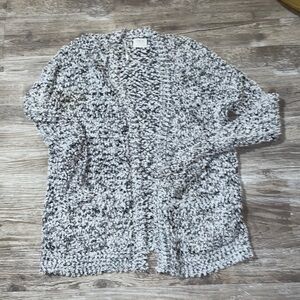Sienna Sky Black and White Cardigan Sweater